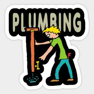 Plumber Plumbing Sticker